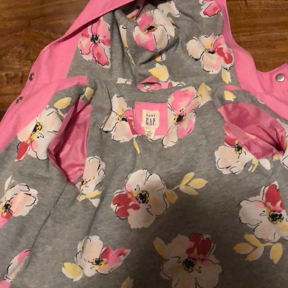 Baby gap 3T pink raincoat